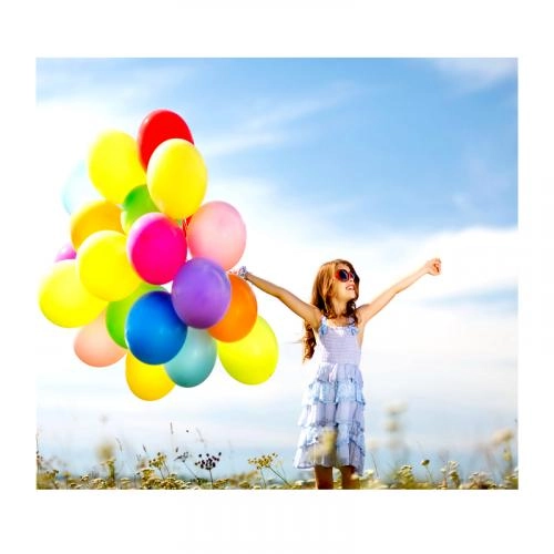 Алмазная живопись "Девочка с шарами" 50х40 см ZX8674 купить