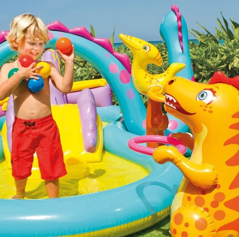 Надувной игровой центр &laquo;Динолэнд&raquo; Intex 57135 цена