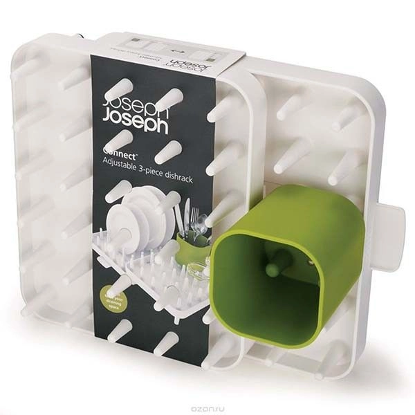 Регулируемая сушилка для посуды Joseph Joseph Connect Белая 85034 цена