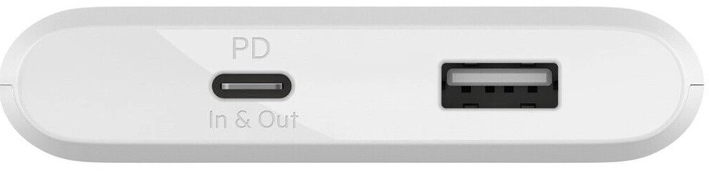 Портативное зарядное устройство Power Bank Belkin 10000mAh 18W USB-A, USB-C White цена