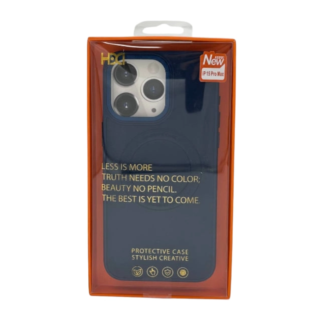 Чехол HDD MagSafe HBC167 для iPhone 15 Pro Max синий в Узбекистане