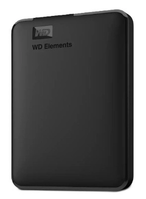 Внешний HDD WD Elements Portable 1TB, Black недорого