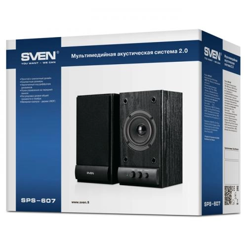 Sven SPS-607 Black kompyuter akustikasi onlayn