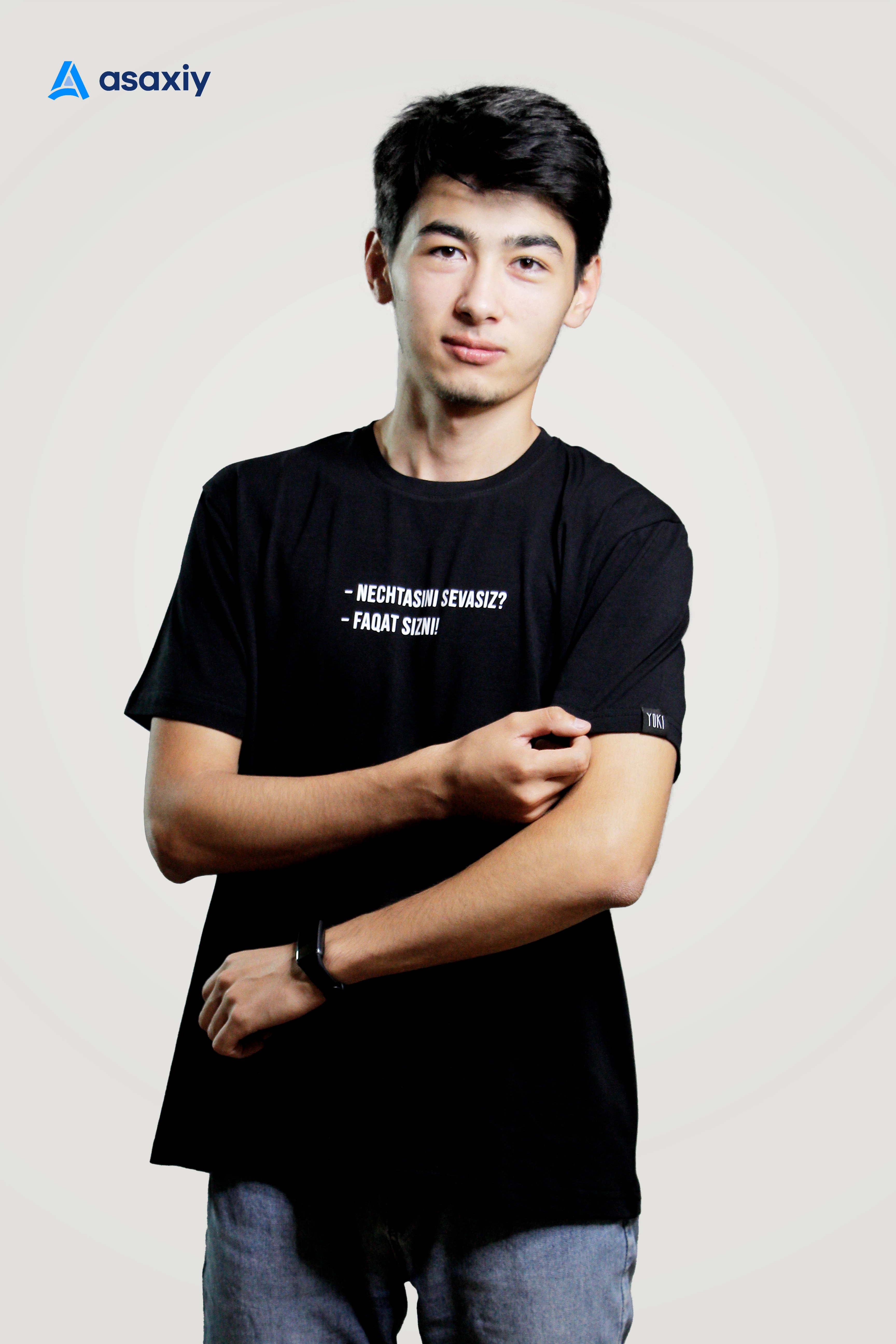 Футболка " - Nechtasini sevasiz? - Faqat sizni!" Black XL рассрочка