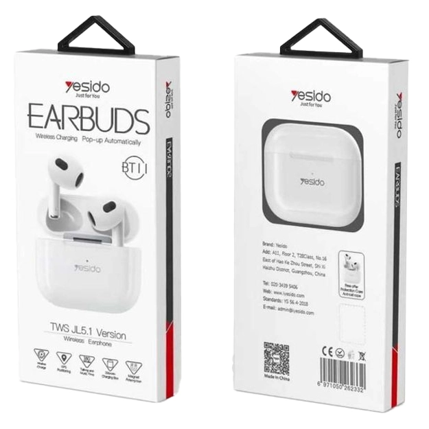 Yesido BT11 oq simsiz naushniklari arzon