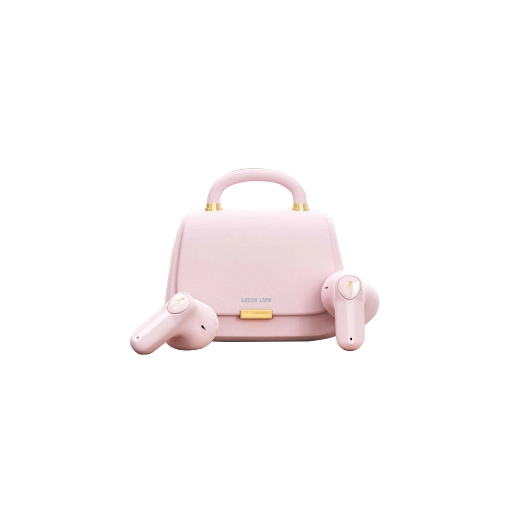 Беспроводные наушники Green Lion Queen's True Wireless Earbuds розовые - фото №2 Беспроводные наушники Green Lion Queen's True Wireless Earbuds розовые купить