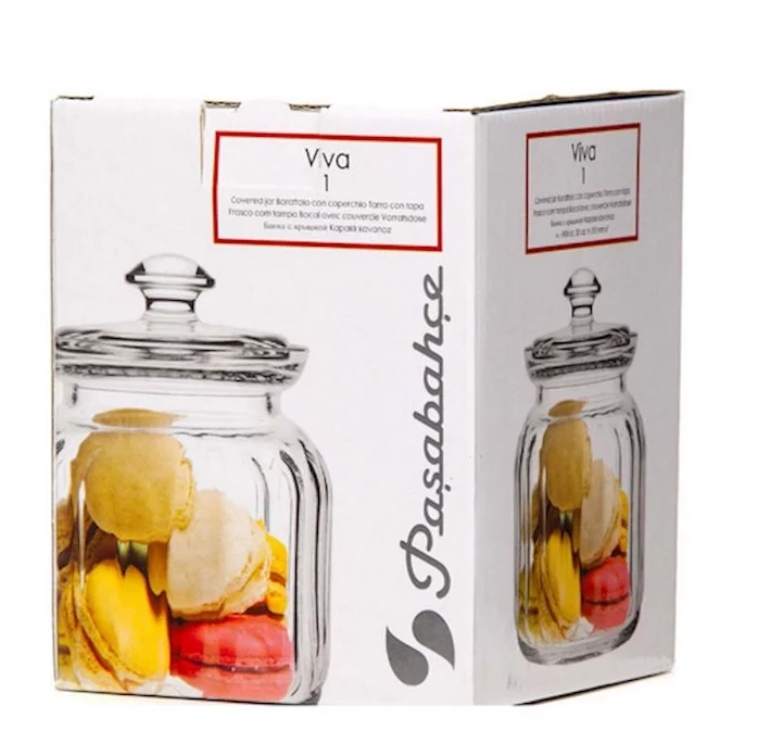Банка с крышкой Pasabahce Viva 900мл (96374) в Узбекистане