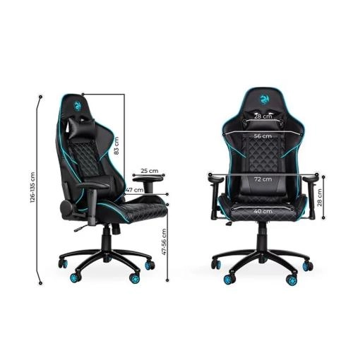 Игровое кресло 2E GC23 (Black-Blue) в Узбекистане