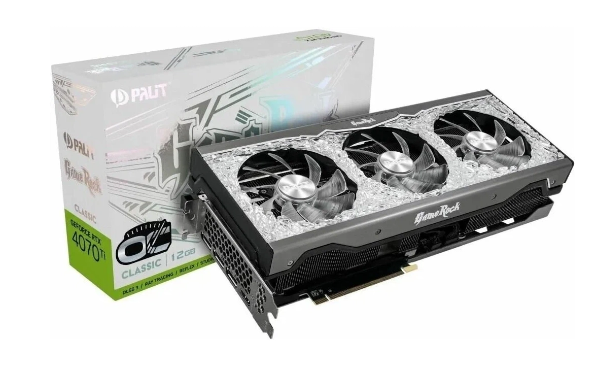 Видеокарта Palit GeForce RTX 4070 Ti GameRock OC 12GB характеристики