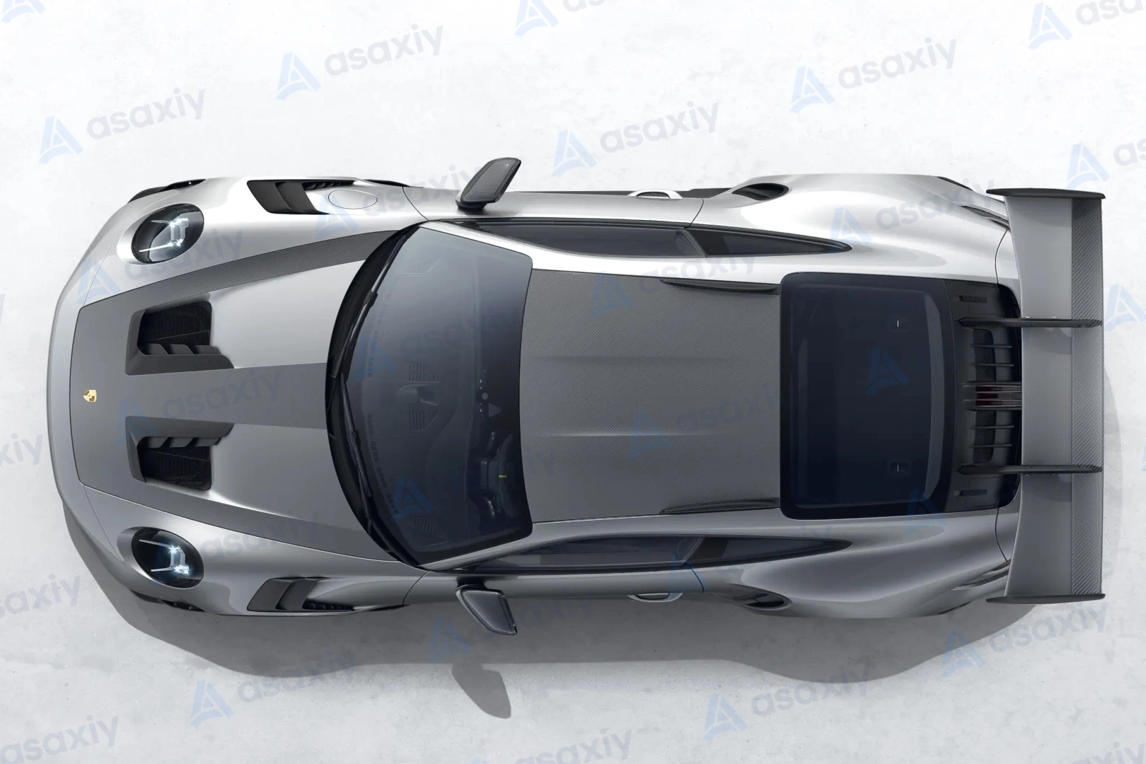 Weissach to'plami bilan Porsche 911 GT3 RS avtomobili. bo'lib to'lash