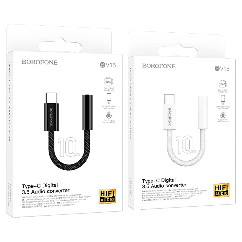 Borofone BV15 qora Type-C perexodnigi O'zbekistonda