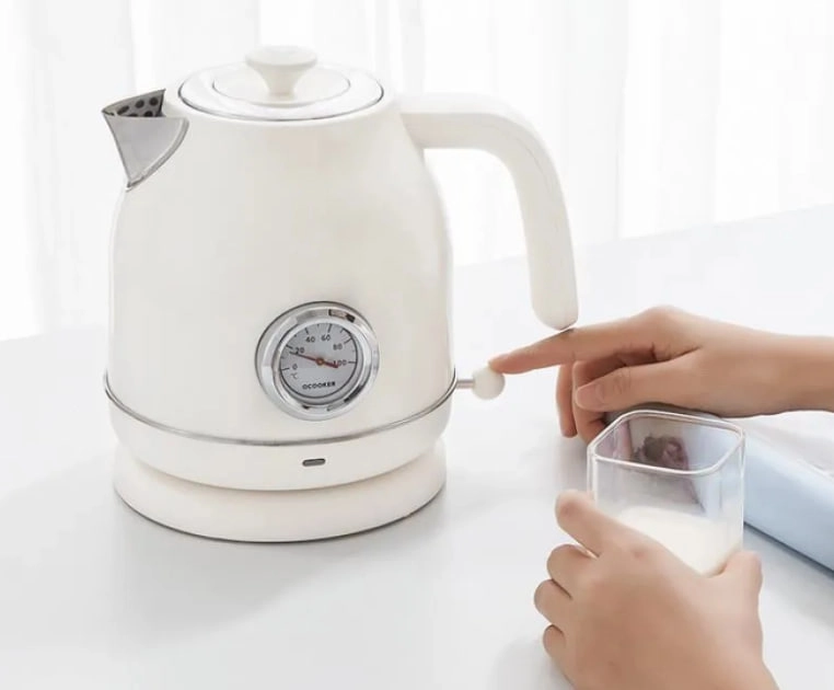 Электрочайник с температурным датчиком Xiaomi Ocooker Electric Kettle QS-1701 1,7L, белый онлайн