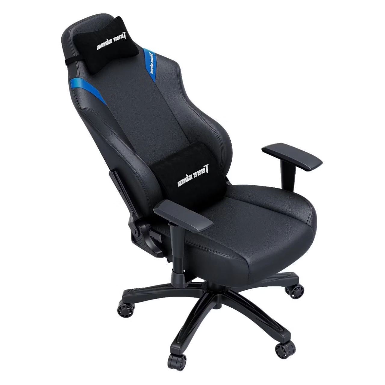 Игровое кресло Anda Seat Luna Size L Black-Blue PVC в Узбекистане
