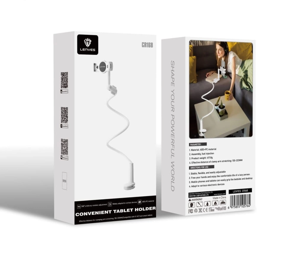 LENYES CR168 white telefon tutgichi arzon