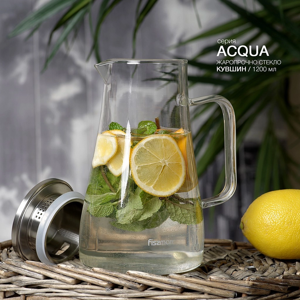 Fissman Shisha idishi 1,2 l bo'lib to'lash