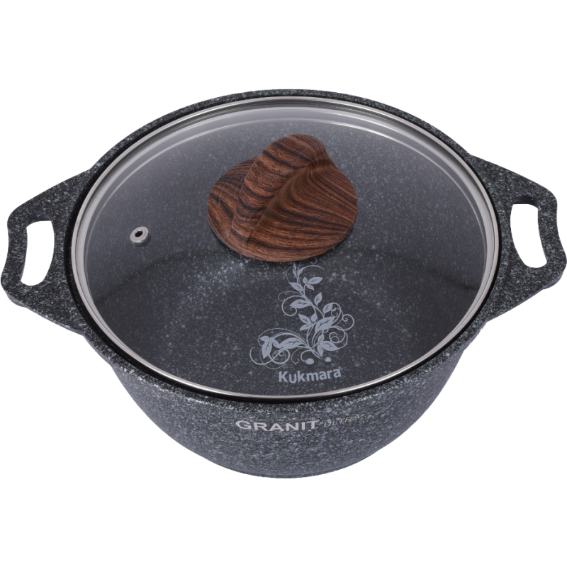 Кастрюля Kukmara 2л линия "Granit ultra"(Original,Blue, red) доставка