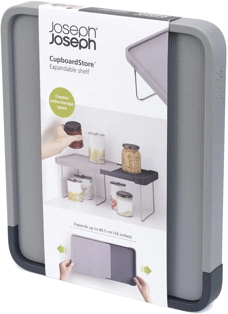 Раздвижной органайзер для полок Joseph Joseph Cupboard Store серый 85194 цена