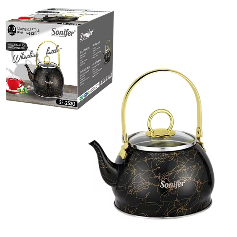 Чайник из нержавеющей стали со свистком Sonifer SF-2530 1 л в Узбекистане