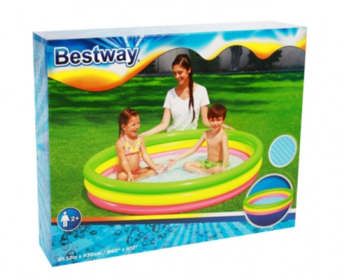 Bestway «Yoz» 152x30sm 51103 bolalar uchun shishiriladigan basseyni arzon