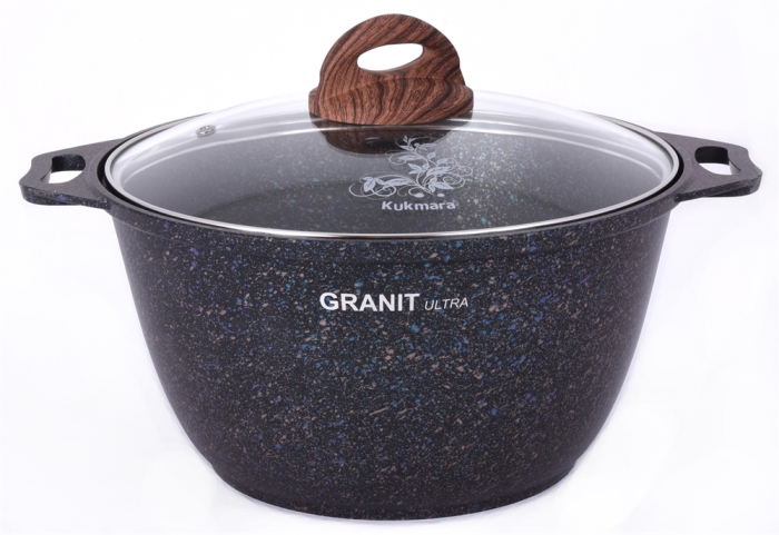 Кастрюля Kukmara 2л линия "Granit ultra"(Original,Blue, red) купить