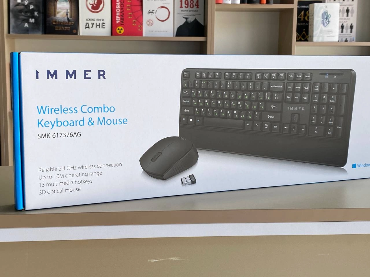 Immer SMK-617376AG (simsiz to'plam) klaviatura va sichqoncha O'zbekistonda