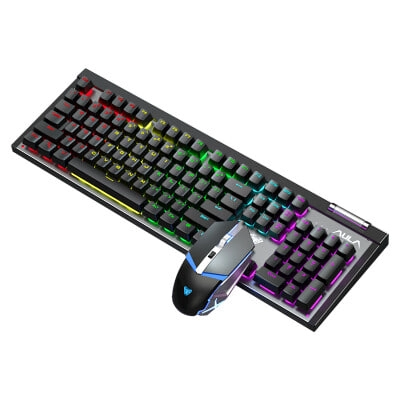 Игровая клавиатура и мышь с подсветкой  Aula T610 недорого