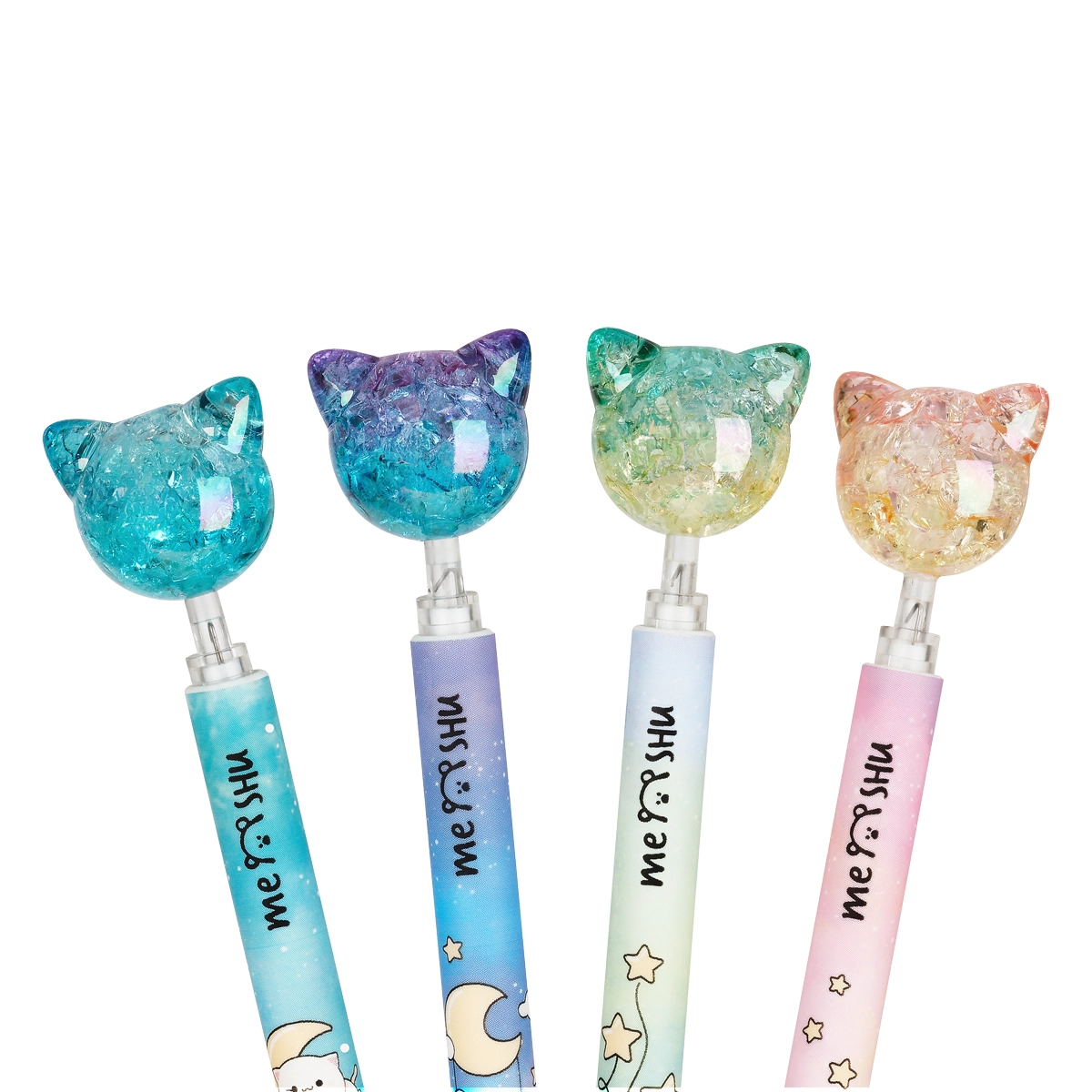 Карандаш механический MESHU "Cute Cats", печать на корпусе, 0,7мм, софт-тач, ассорти, с топпером купить