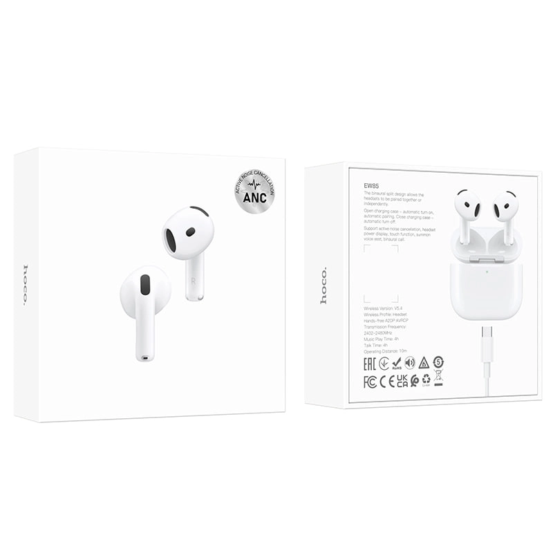 Беспроводные наушники Anc Airpods 4 белые доставка
