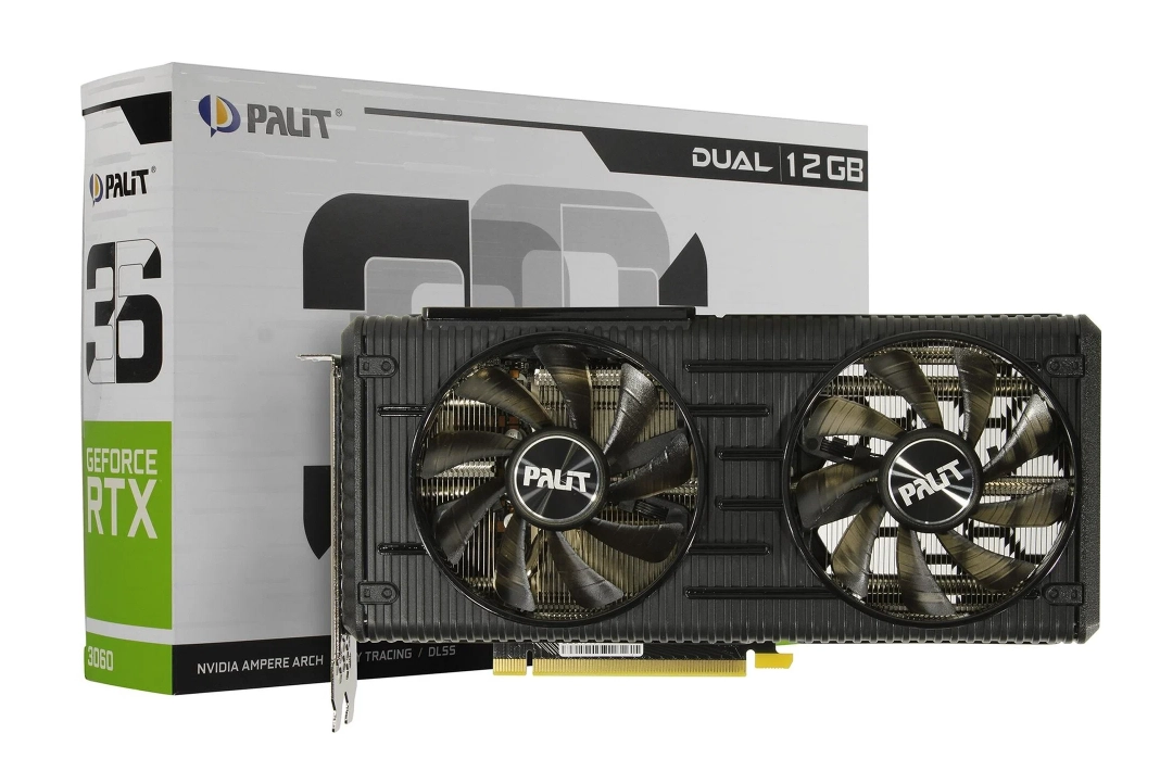 Видеокарта Palit GeForce RTX 3060 Dual OC 12GB онлайн