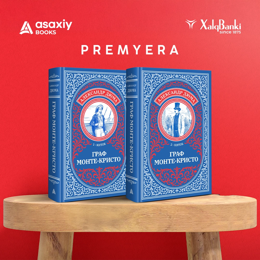 Aleksandr Dyuma: Graf Monte-Kristo (Asaxiy Books) (2ta kitob) sotib olish