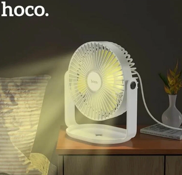 Мини-вентилятор Hoco F14 белый в Узбекистане