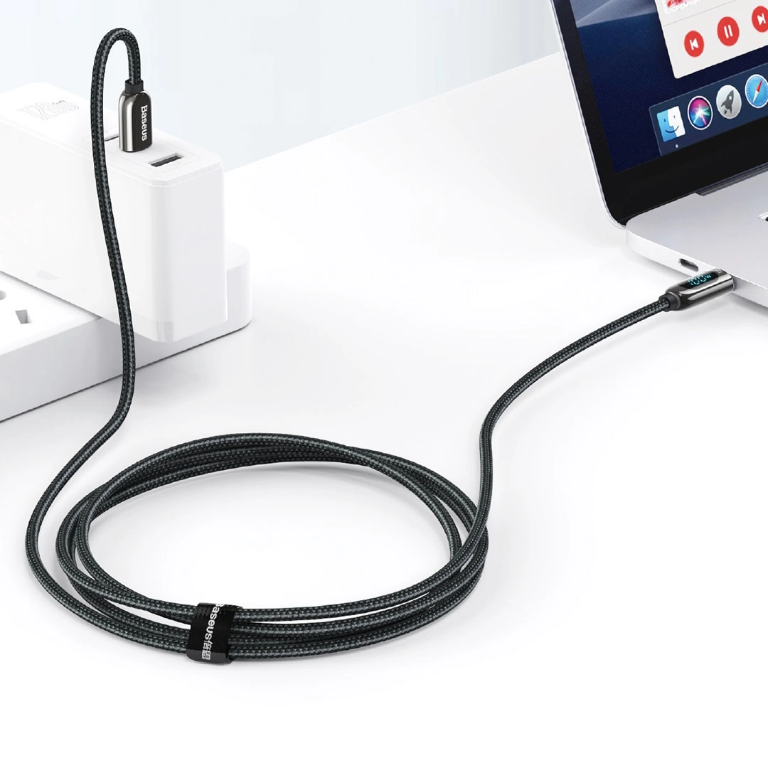 Кабель Baseus Display Charging+Data CATSK-B01 Type-C to Type-C 100W 1м - фото №7 Кабель Baseus Display Charging+Data CATSK-B01 Type-C to Type-C 100W 1м цена