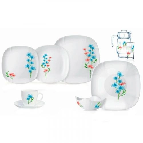 LUMINARC Lotusia Prunella 46 idishli 6 kishilik servisi sotib olish