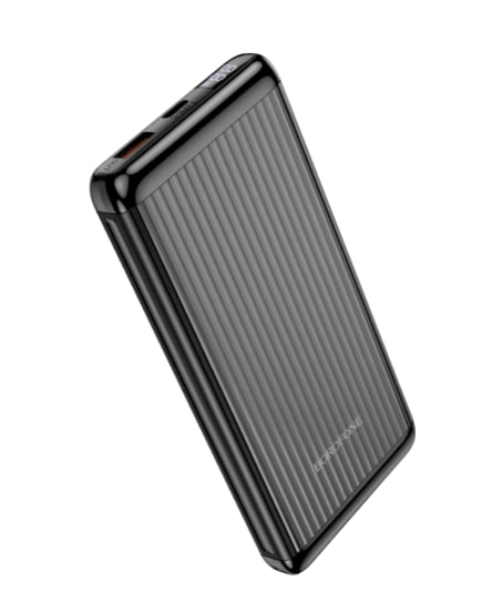 Borofone BJ42 10000 mAh qora tashqi akkumulyatori arzon