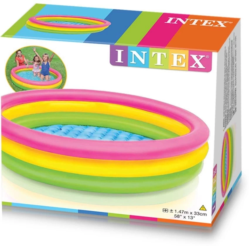 Детский бассейн Intex "Радуга" 147х33cm 57422 недорого