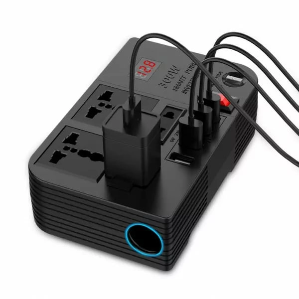 Green Spark 3 Power Inverter 300W avtomobil uchun tarmoq filtri sotib olish