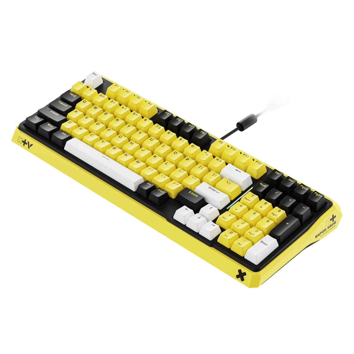 Клавиатура Rapoo ESK750-98 yellow white black в Узбекистане