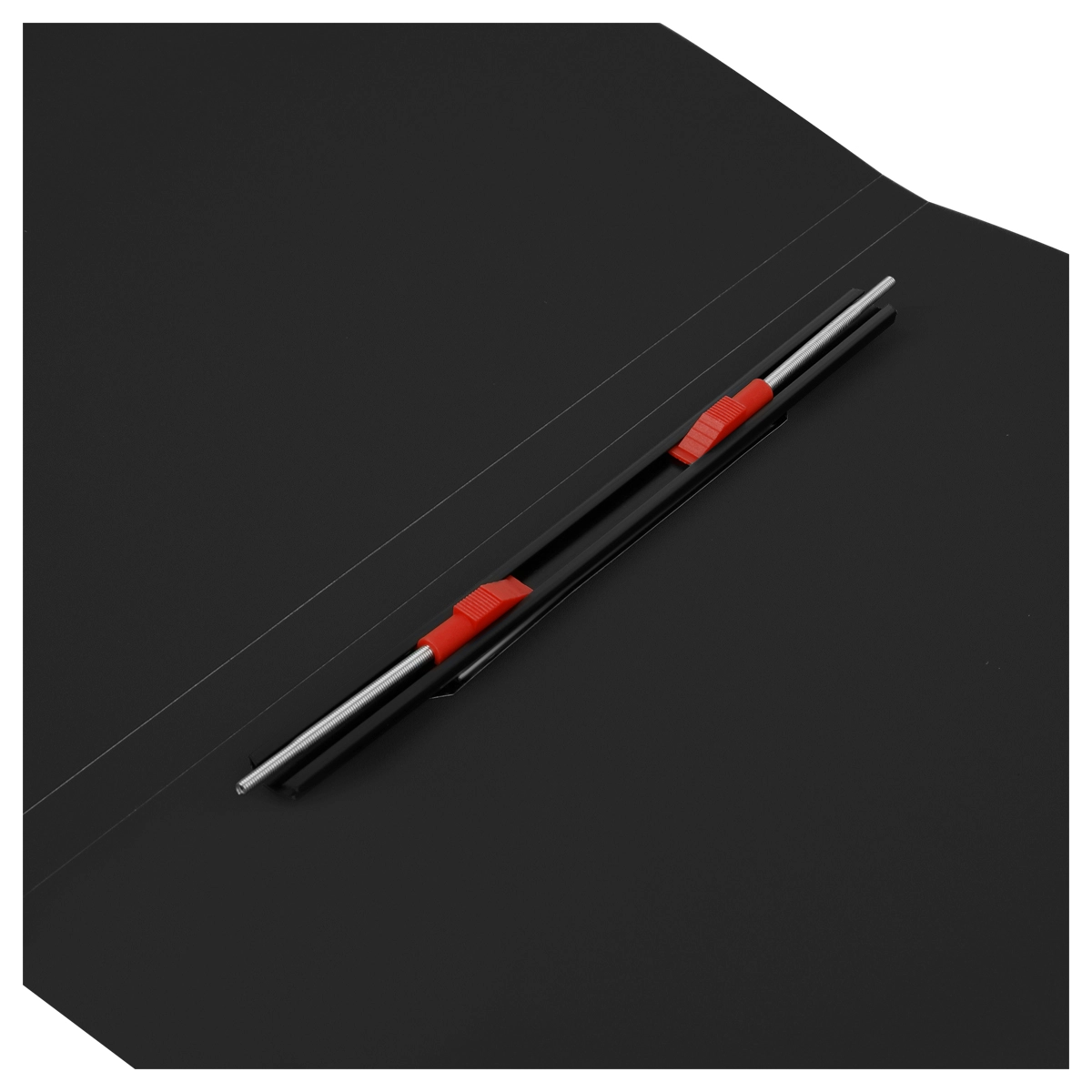 Папка OfficeSpace "Вита" A4, с пружинным скоросшивателем, 17 мм, чёрная, пластиковая в Узбекистане