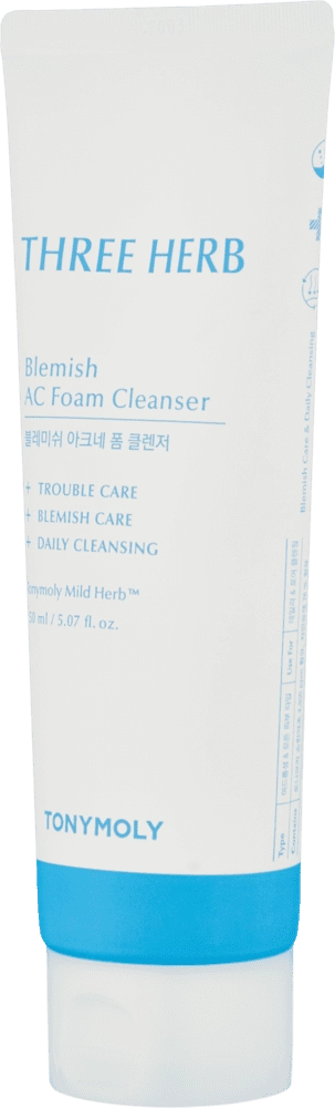 Three-Herb Blemish AC Foam Cleanser - YUZ YUVISH PENKASI arzon