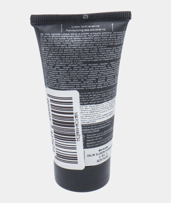 Тональный крем Hunca Colour Illusion Maximum Coverage Matte Foundation - Light Ivory в Узбекистане