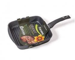 Сковорода-гриль Мечта 26Х26 cм с несъёмной ручкой и крышкой недорого