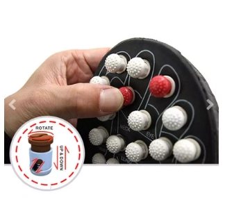 PowerGym massaj tapochkasi, qora O'zbekistonda