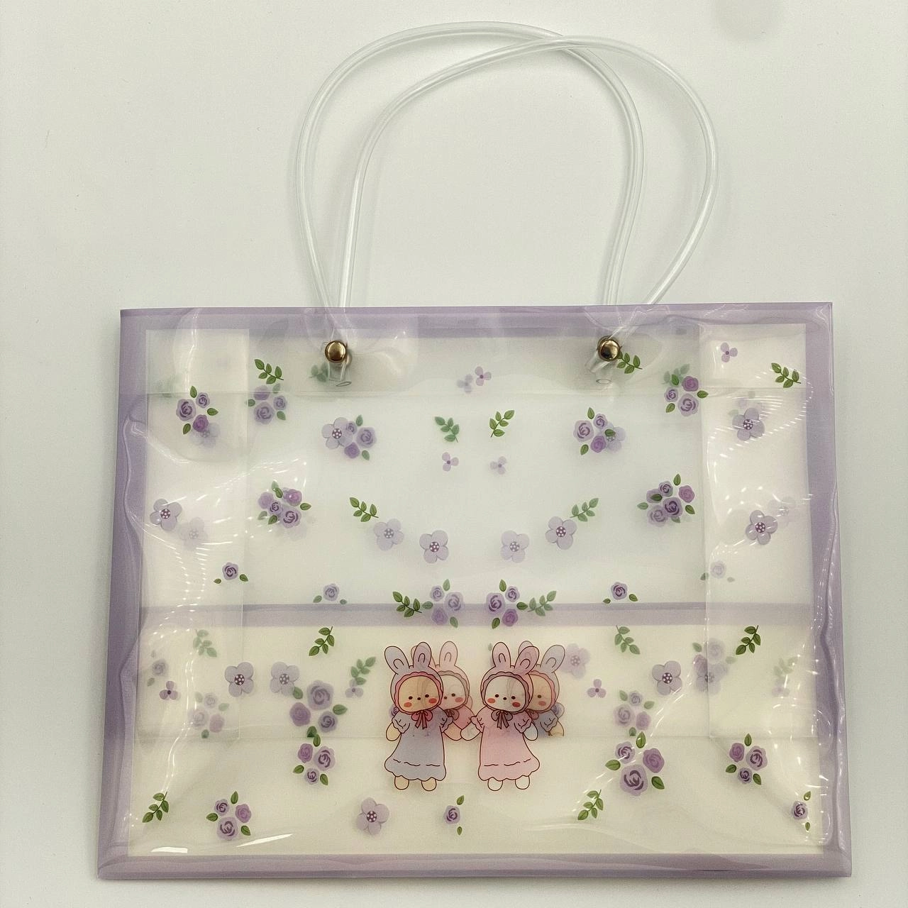 Подарочный пакет «Flower» A5, с цветочным принтом, 2 цвета недорого