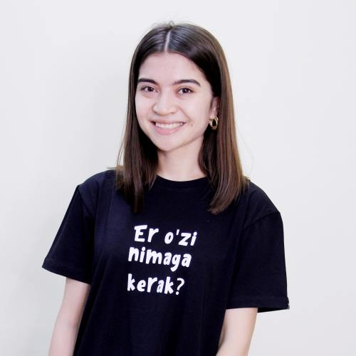 Футболка "Er o'zi nimaga kerak?" Black XL в Узбекистане