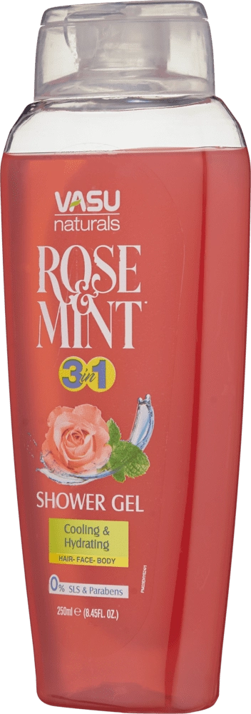 Гель для душа Васу - Rose & Mint Shower Gel 250мл недорого