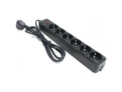 Сетевой фильтр Gembird SPG6-B-10PPB (10A, 6 розеток, 3м) купить