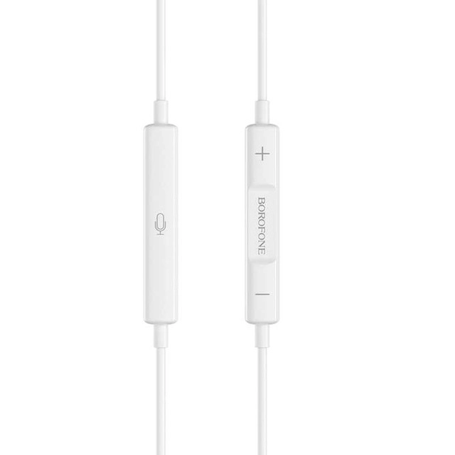 Проводные наушники Borofone BM30 Pro белые недорого