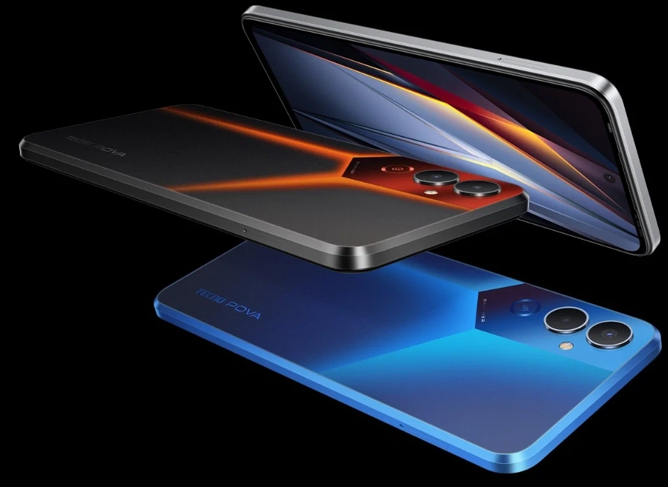 TECNO POVA 4 8/128GB Ko'k Smartfoni rasm bilan