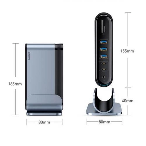 USB-концентратор Baseus Working Station Multifunctional Type-C (CAHUB-BG0G) недорого
