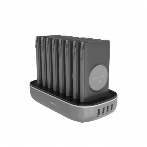 Powerology 8 in 1 elektr stantsiyasi 10000Mah, kabel orqali va simsiz zaryadlovchi sotib olish